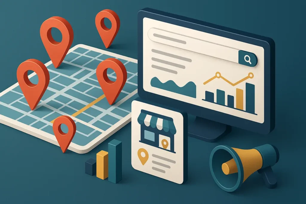 Local SEO Dubai map visibility and analytics framework