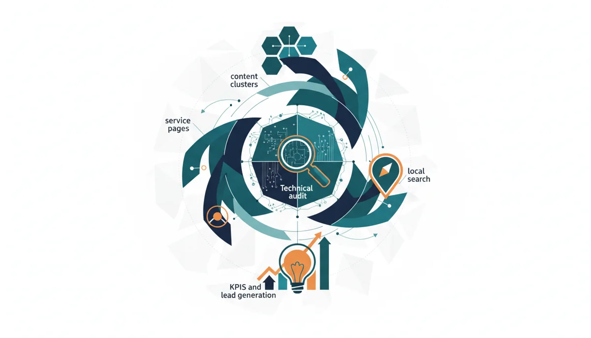 SEO process framework and KPI checklist for Dubai businesses